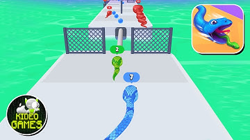 Snake Run Race - All Levels Gameplay Android,ios Walkthrough Mobile Game New Update #1844
