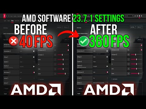 *NEW* AMD RADEON 2023 SETTINGS?: BEST AMD Settings For GAMING U0026 FPS BOOST | OPTIMIZE AMD✔️