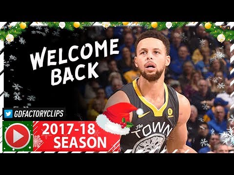 Stephen Curry RETURNS, Full Highlights vs Grizzlies (2017.12.30) - 38 Pts in 23 Minutes!