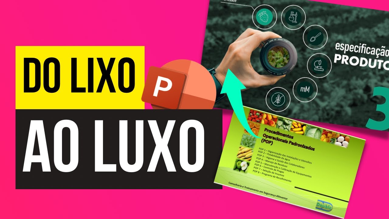 Como criar slides criativos de lista - Transformações de Apresentações do  Lixo ao Luxo - YouTube