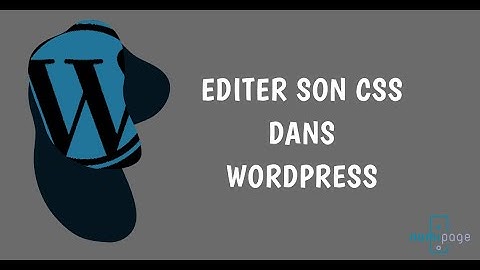 Modifier simplement le CSS sur Wordpress