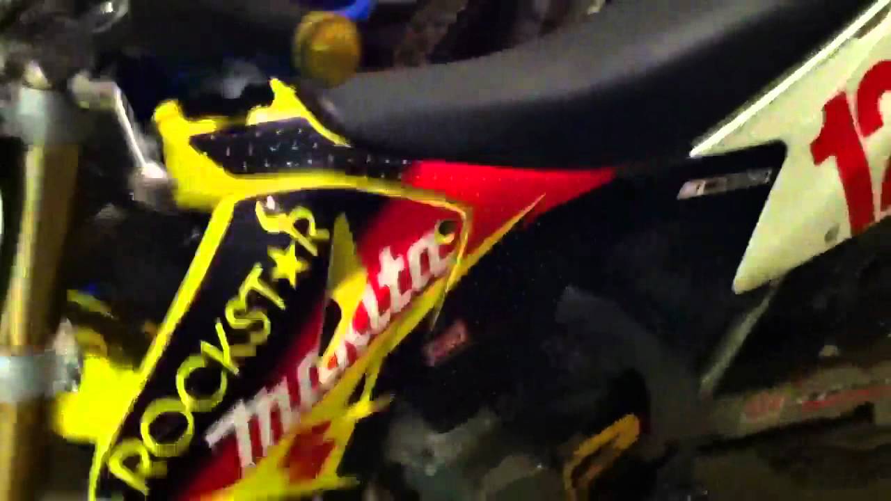 Suzuki rm125 start up YouTube