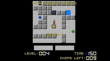 chips challenge 1, level 4