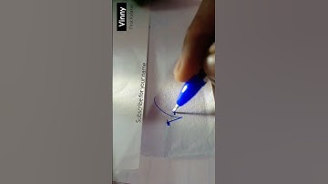 Stylish signature for Vinny #firstkalakar #signaturestyle #shorts #sign