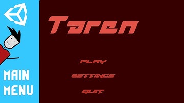 How to make a good main menu in unity easily/Scene Management and button animations in unity