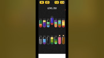 Soda Sort Water Color Puzzle Level 253 Gameplay