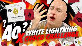 40X White Lightning Chocolate Challenge | WORLD RECORDS