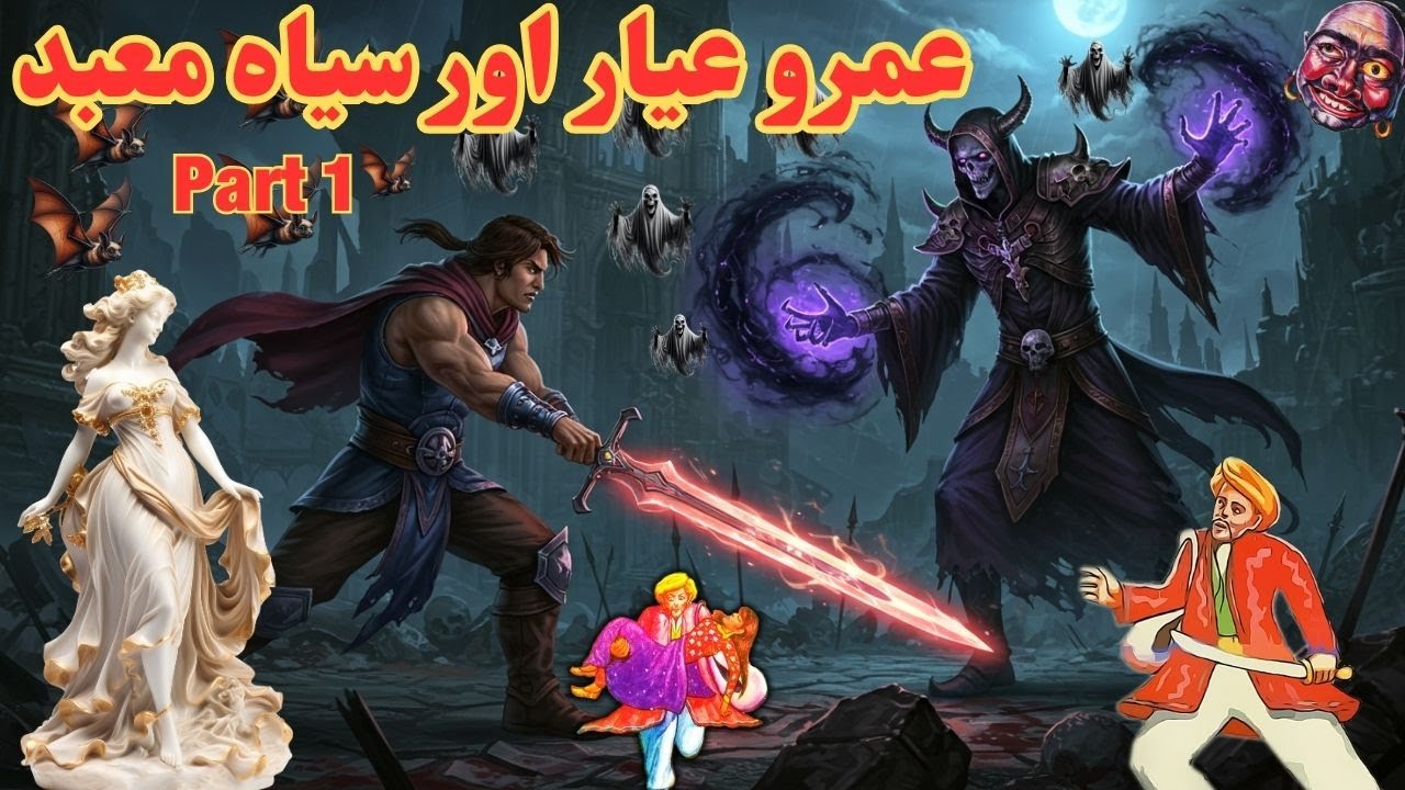 Umro Ayyar Aur Siyah Mobid (  Part 1 ) | Umro Ayar Ki Kahaniyan | Moral Kahani Land