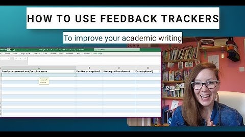 How to Use Feedback Trackers to Improve Your Writing