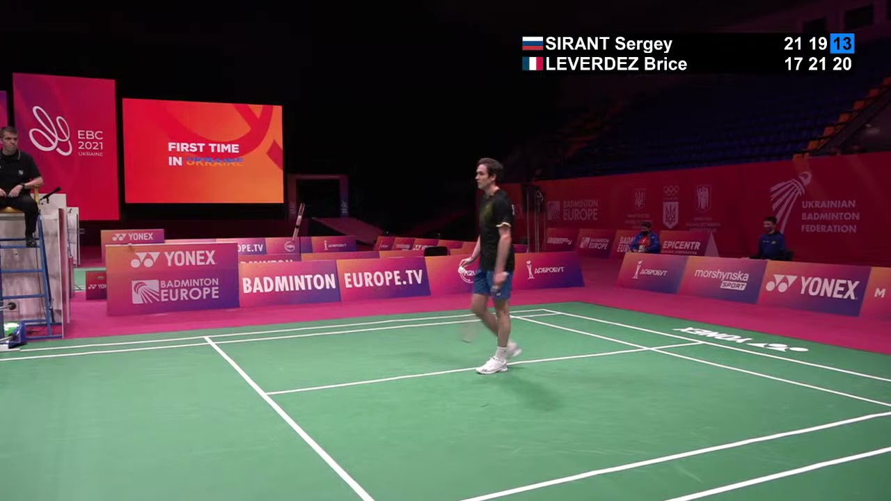 Match point - Brice LEVERDEZ vs Sergey SIRANT - MS R32 #EBC21/u200b/u200b/u200b/u200b/u200b/u200b/u200b