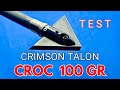 Crimson talon croc 100 gr broadhead testgreat performance  great price
