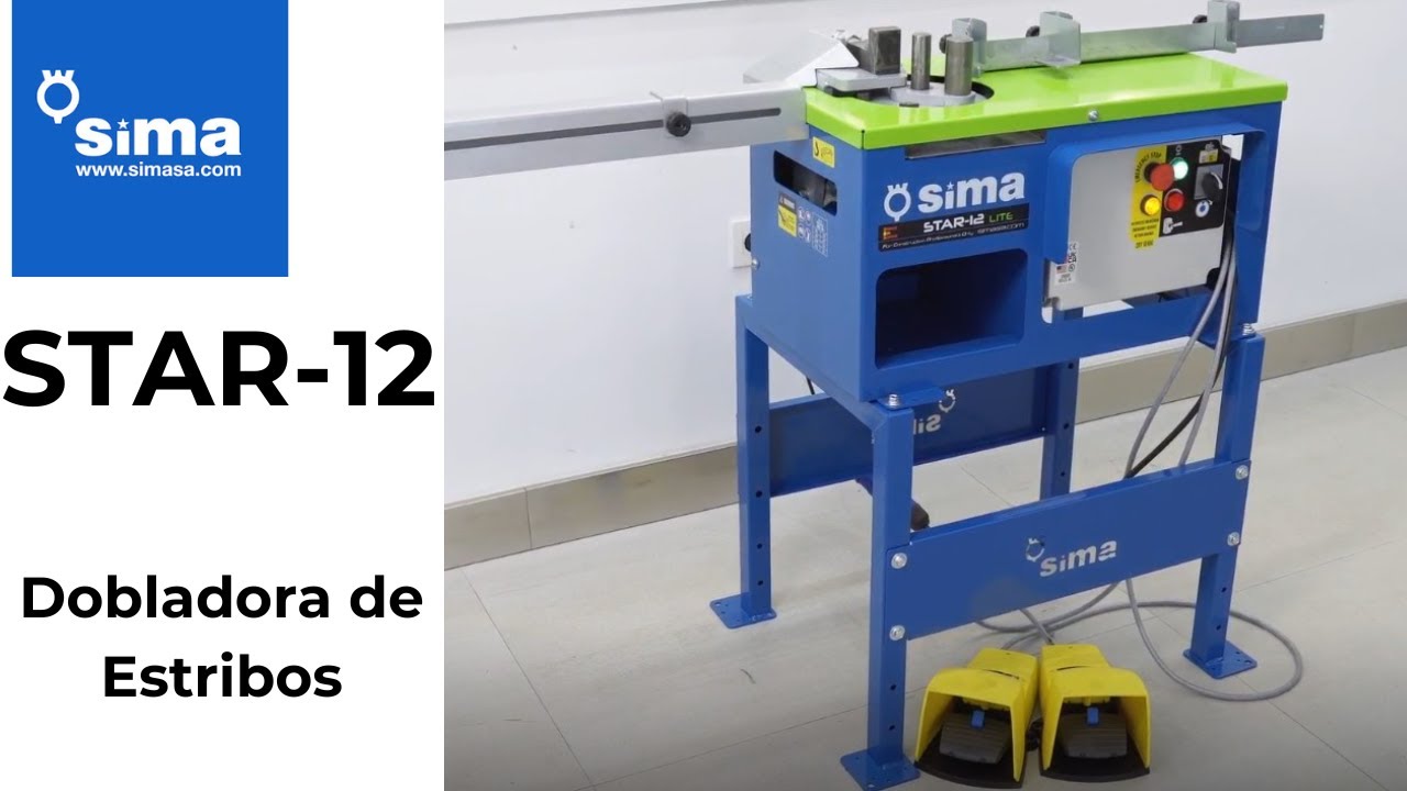 Nueva SIMA STAR 12  | Estribadora de Ferralla Compacta y Potente