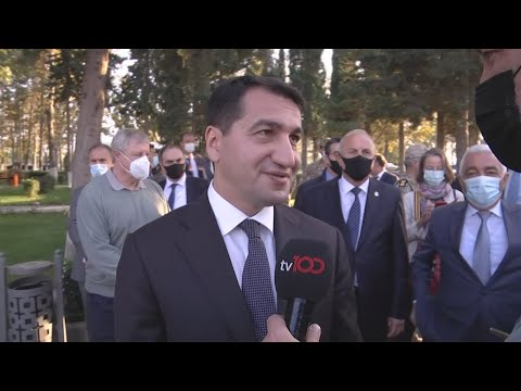 Azerbaycan Cumhurbaşkanı Yardımcısı Hikmet Hacıyev tv100’e teşekkür etti