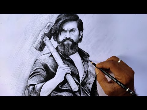 KGF drawing #kgfchapter2 #kgfdrawing #kgf #post #drawing #realisticdrawing  #yash | Instagram