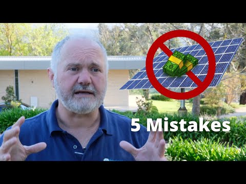 5 mistakes to avoid when buying solar panels