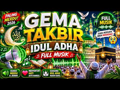 TAKBIR IDUL ADHA FULL MUSIK TERBARU 2026 🔥 SUARA MERDUNYA BIKIN MERINDING | IRSSAT OFFICIAL