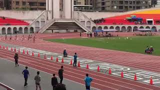 魏浩倫200公尺決賽跑出21秒56奪金打破楊俊瀚紀錄