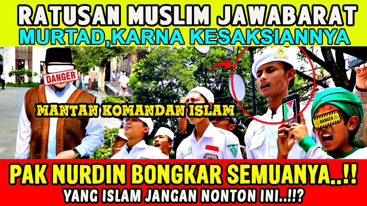 🛑 RATUSAN MUSLIM JAWA BARAT TERIMA TUHAN YESUS KARENA KESAKSIAN USTAD CERDAS INI ❗