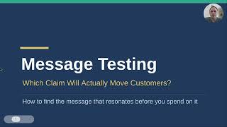 Message Testing Explained: Which Claim Will Actually Move Customers?