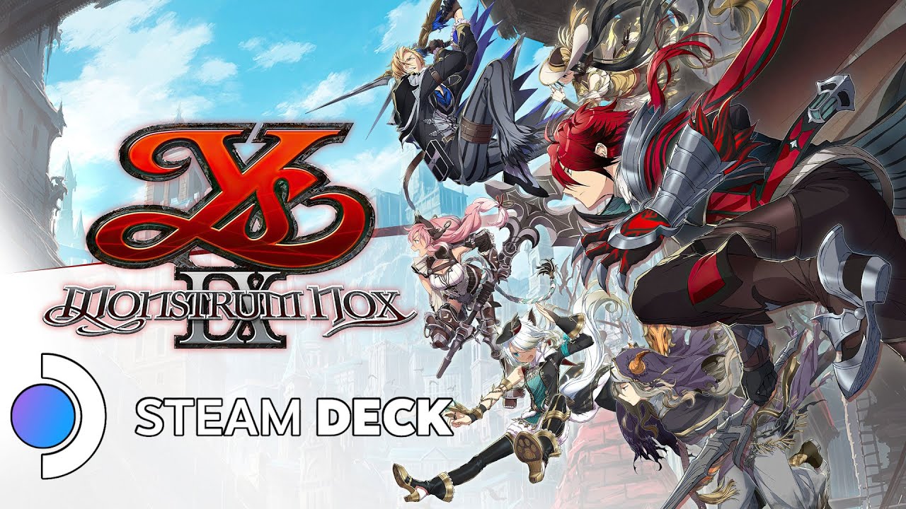 Ys IX Monstrum Nox on Steam Deck