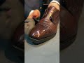 【世界の靴磨き】Edward Greenを磨きました。（革靴/靴磨き/ASMR）