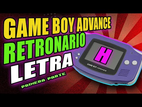 NOCHE RETRO/ GAME BOY ADVANCE / RETRONARIO  LETRA  H #018👾▲RETROVICIO