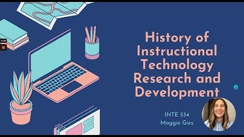 History of Instructional Technology Research and Development