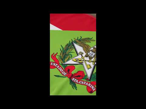 Bandeira Oficial do Estado de Santa Catarina direto de Fábrica