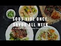 Sous vide once savor all week introduction