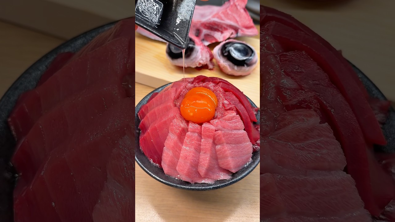 도쿄에서 메가 생참치 덮밥을 주문하면 생기는 일