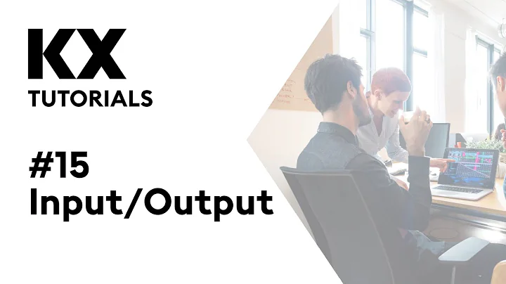 Intro to kdb+ and q | Tutorial #:15 | Input/Output I/O (*)