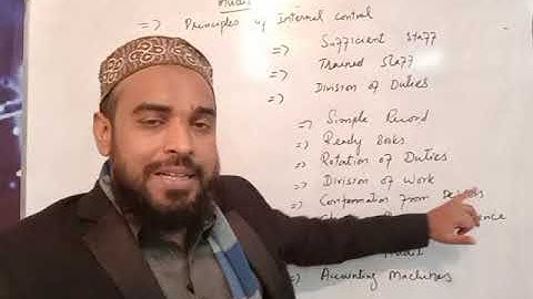 B. Com 2 Auditing, Principles of Internal control