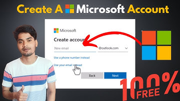How To Create A Microsoft Account Free 2024 | Microsoft Account Kaise Banaye Windows 11 | In Hindi