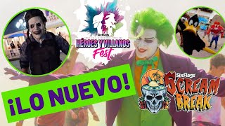 LO NUEVO Six Flags México: Villanos, TERROR, festival - COSTOS