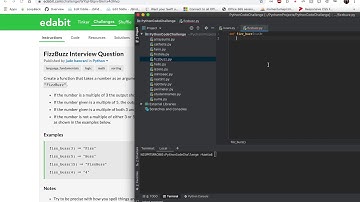 Python edabit Challenge : FizzBuzz Interview Question