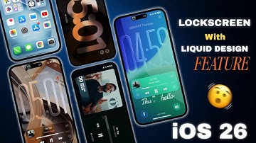 iOS 26 Lockscreen With Liquid Design Features Install Now Redmi & Poco Phones - Dynamic Island More 