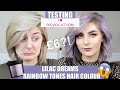 Lol What Have I Done?! I Heart Revolution Rainbow Tones Lilac Dreams Tutorial And Honest Review