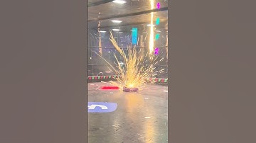 How to knock sparks out of a robot #robotics #battle #robots #championship #shorts #battleofrobots