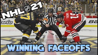 HOW TO WIN EVERY FACEOFF IN NHL 21