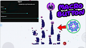 SOLO DESTRUCTION + CRAZY DUO WITH FAST MACRO(AGAR.IO MOBILE)