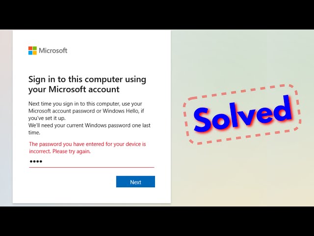 SOLVED: Looks Like This Isn't a Microsoft Account - When Adding User to  Computer