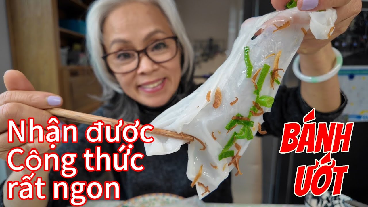 Eat a whole plate of banh uot in one go | How to recognize a good banh uot recipe | ⁠@tamanhalan3849