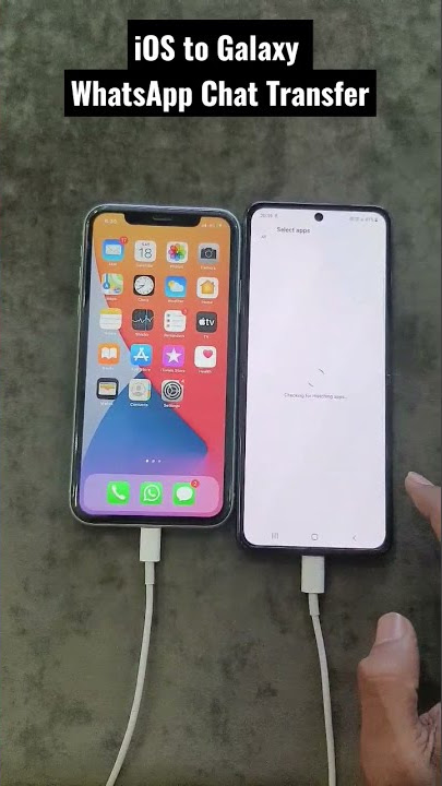 iOS To Galaxy WhatsApp Chat Transfer 🔥🔥🔥 #shorts