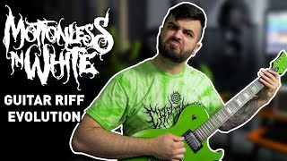 MOTIONLESS IN WHITE | Guitar Riff Evolution screenshot 1