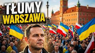 CROWDS in Warsaw! Ukraine's Independence Day 2026 | Castle Square 🇵🇱🇺🇦