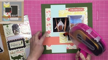 Scrapbook Process: C’mon Nana // Follow a Sketch February