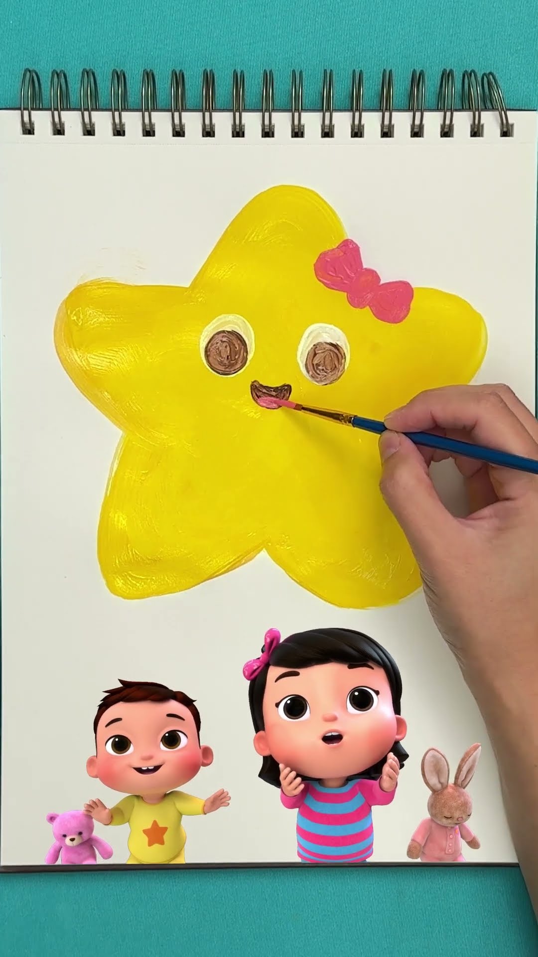 Pintando una estrella⭐??️#CancionesInfantiles #LittleBabyBum #Estrella #Pintamos