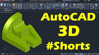 AutoCAD 3D #Shorts