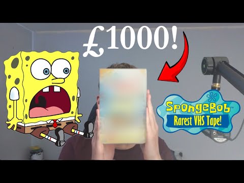 I Found The RAREST SpongeBob VHS Tape In The UK 