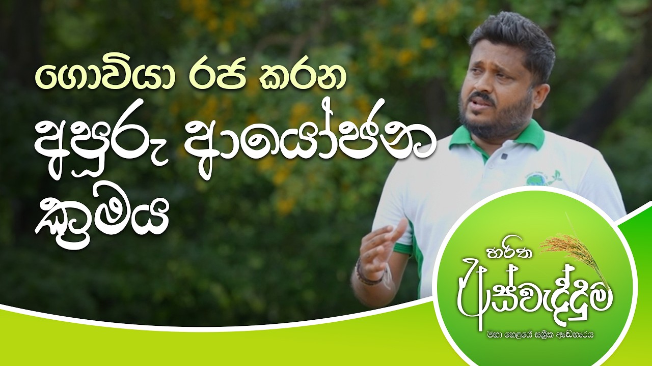 ඔබටත් කෘෂි ව්‍යවසායකයෙක් වෙන්න හොඳම මාර්ගය | Haritha TV | Aswedduma | EP  01